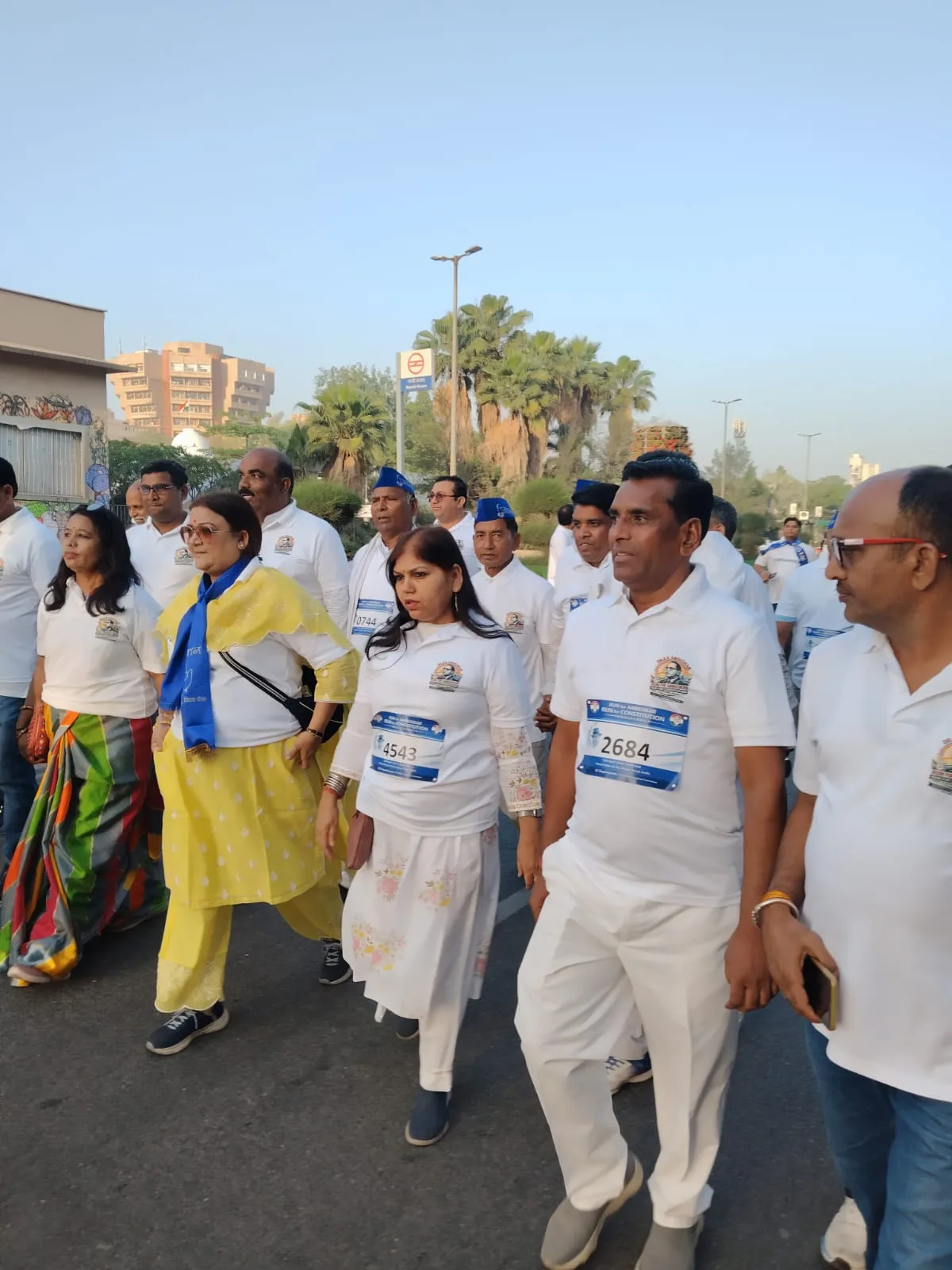 दिल्ली में ‘रन फॉर अंबेडकर’ मैराथन में शामिल हुए श्यामलाल बैरवा