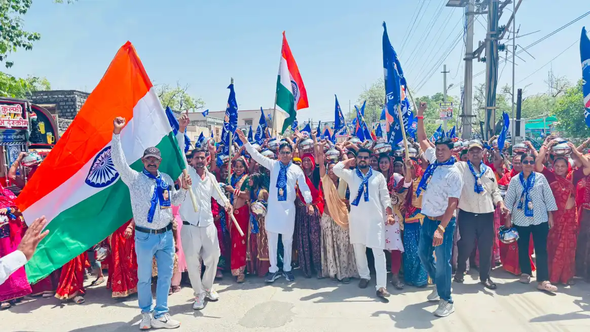 केकड़ी में अंबेडकर जयंती पर उमड़ा जनसैलाब, महिलाओं ने कलश यात्रा में लिया हिस्सा